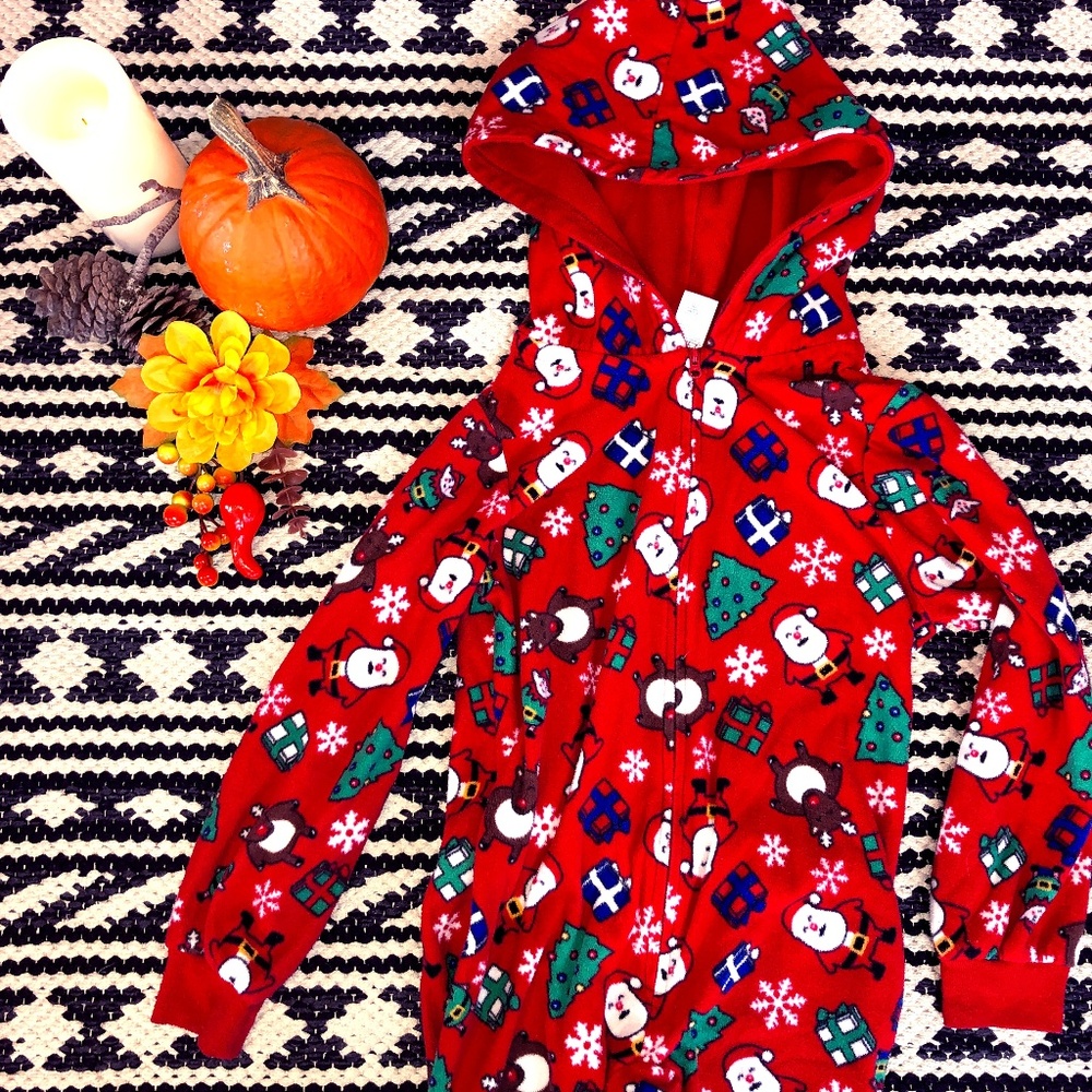 Christmas Onesie with hood Children's Place